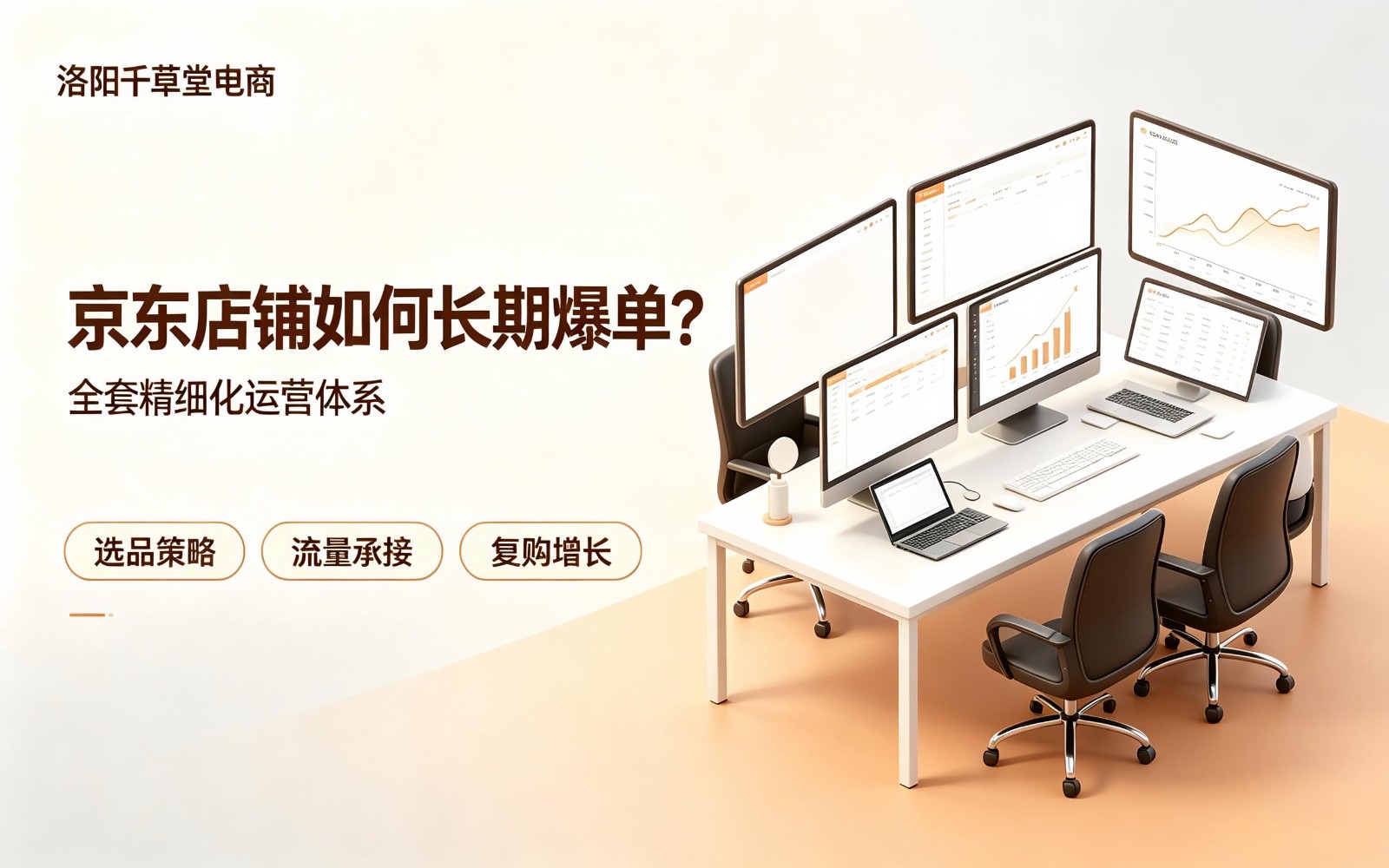 京东精细化运营体系，实现店铺长期稳定盈利