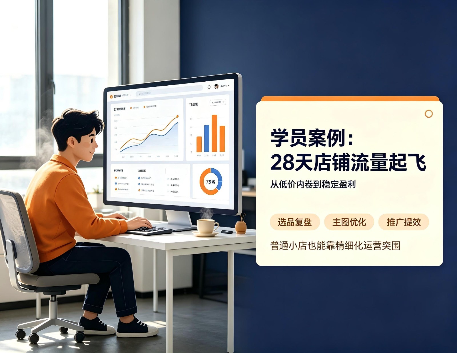 别再低价内卷了，他用 28 天把店铺做起来