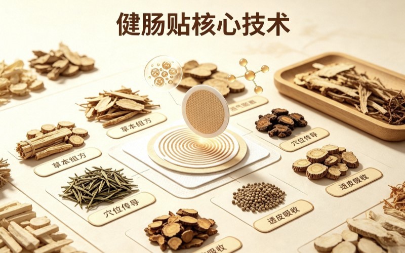牵草堂腹泻健肠保健贴核心技术解析与应用分享