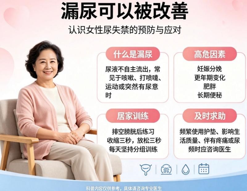 女性压力性漏尿日常调理｜千草堂妇女漏尿保健贴