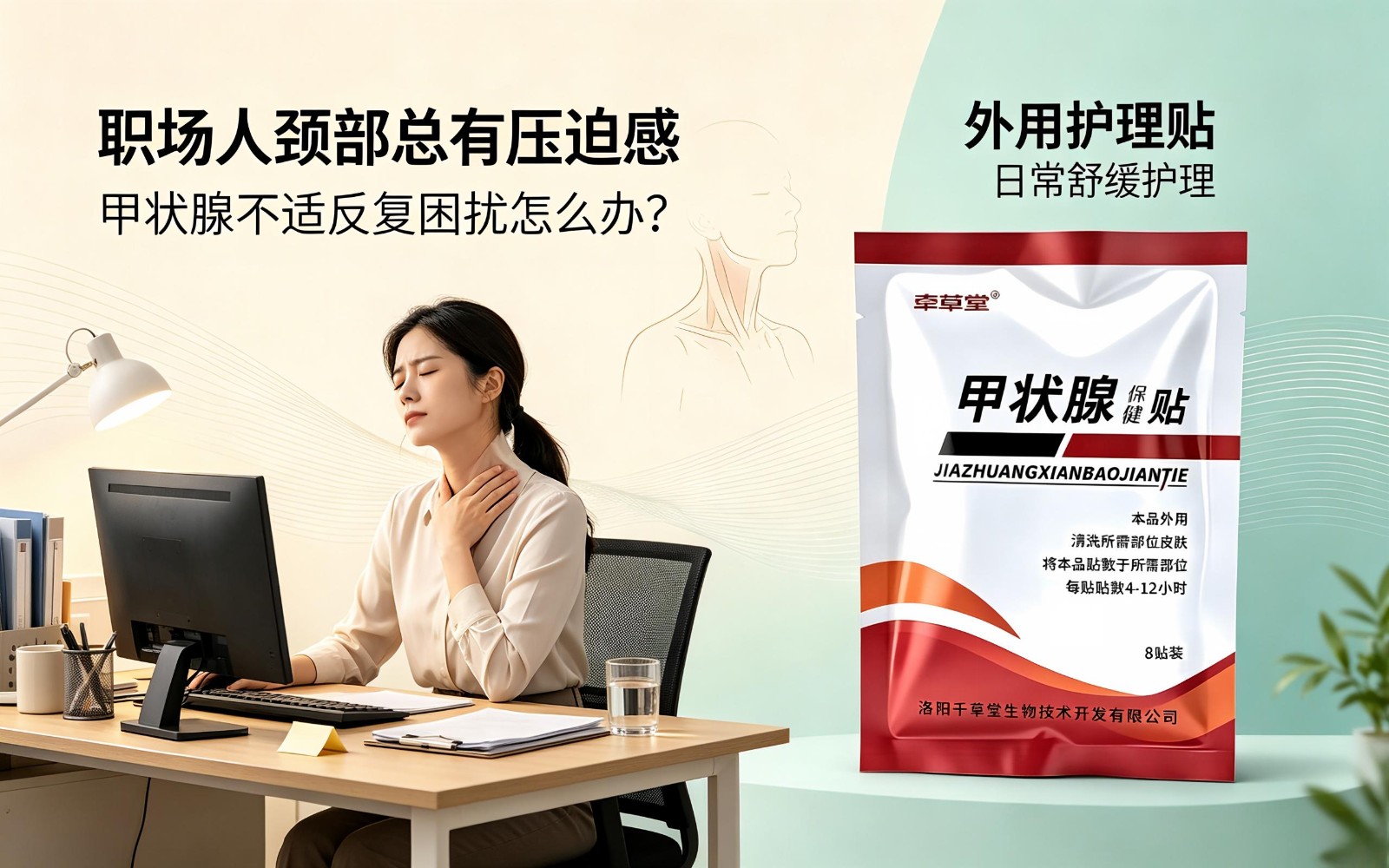 职场人颈部总有压迫感,甲状腺不适反复困扰怎么办?