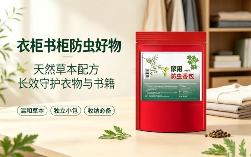衣柜不生虫、书本不发霉!这款家用防虫香包居家收纳刚需好物实测分享