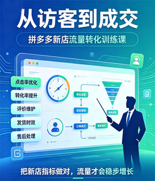 拼多多新店起店千草堂电商教学 + 供应链模式