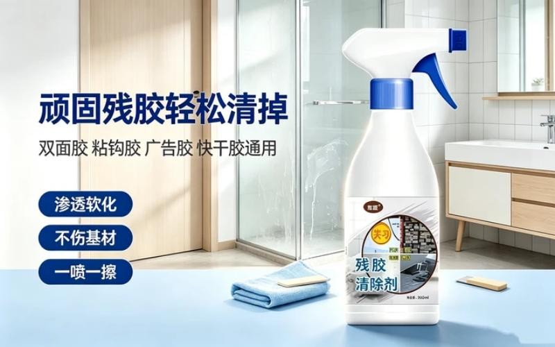 家里顽固残胶难清理?这款残胶清除剂一键搞定各类胶痕,居家实用好物实测分享