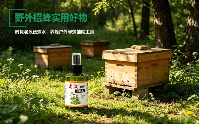 野外招蜂实用好物,时隽老汉诱蜂水助力养蜂人寻蜂引蜂