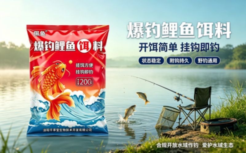 野钓鲤鱼饵料怎么选？搓饵便捷成品饵垂钓经验分享