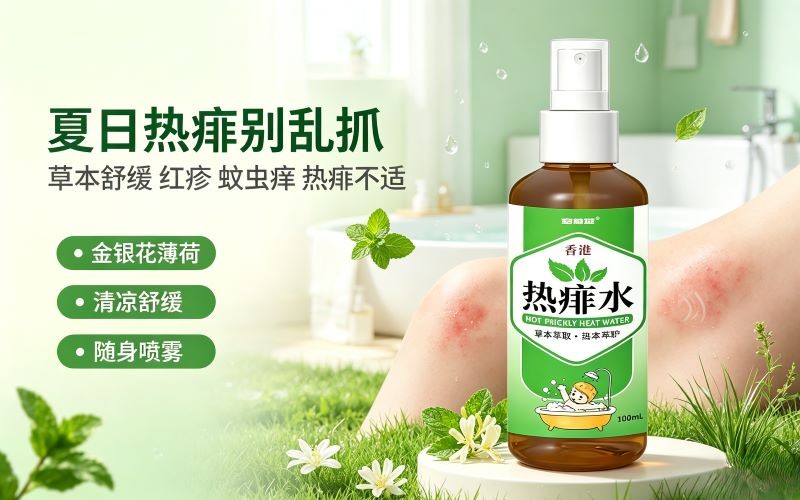 夏日居家舒缓好物|草本热痱水实测,搞定热痱红疹蚊虫痒超省心