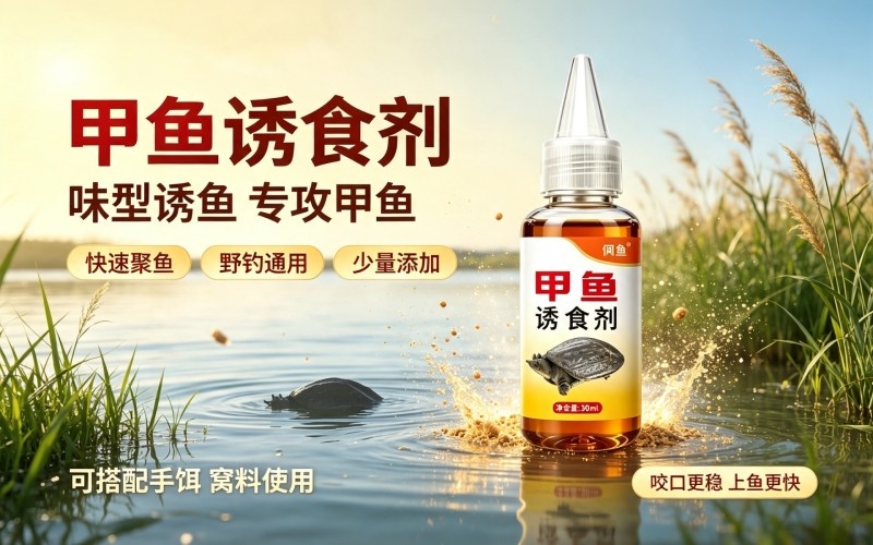 专攻甲鱼!伺鱼甲鱼诱食剂,精准诱捕,提升中鱼率