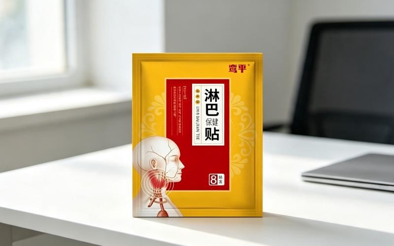 中老年日常养生好物,草本淋巴保健贴,温和呵护颈部状态