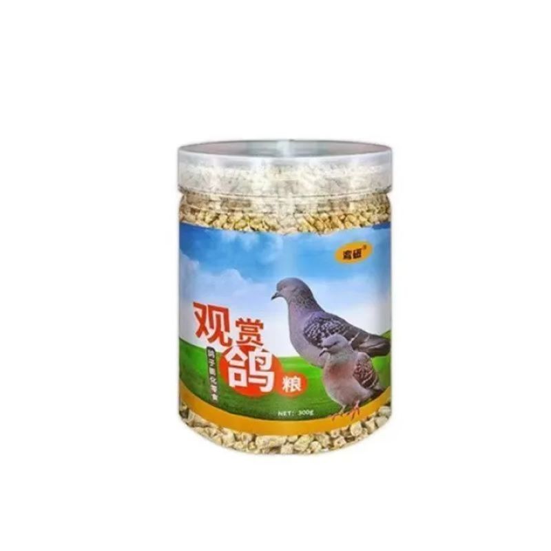 鸽子膨化零食观赏鸽粮（300克）瓶装
