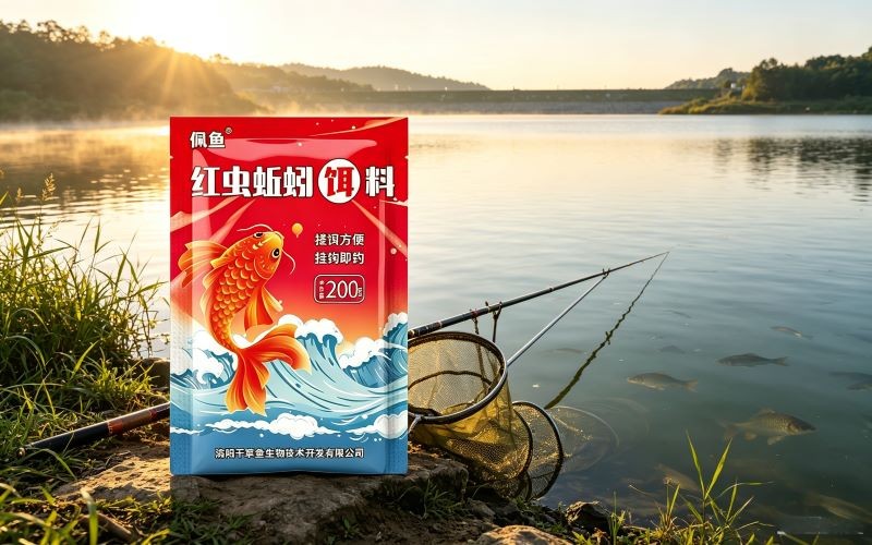 佩鱼红虫蚯蚓饵料 野钓鲫鲤 草鳊鱼 搓饵挂钩即钓 淡水鱼钓鱼饵