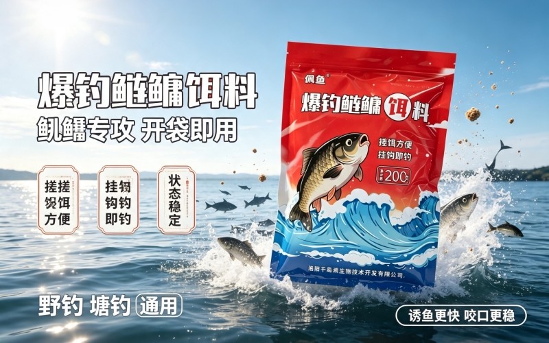 专攻鲢鳙！佩鱼爆钓鲢鳙饵料，轻松擒获大白鲢、大花鲢