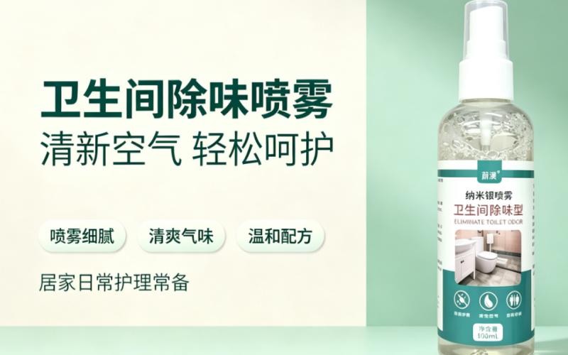 卫生间除味喷雾，告别异味畅享清新居家