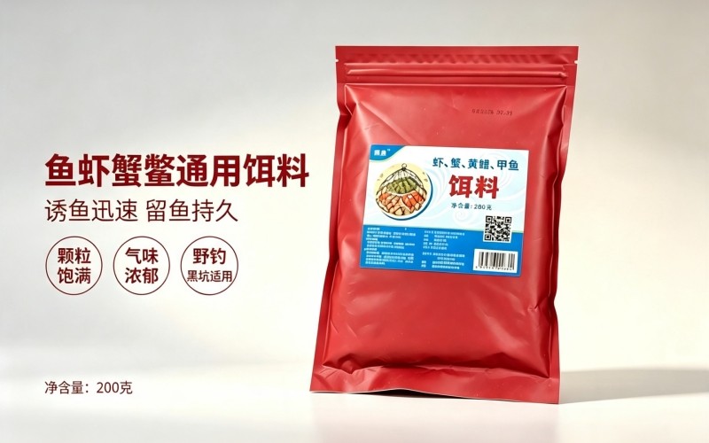 鱼虾蟹鳖通用饵料,水陆捕捞好帮手