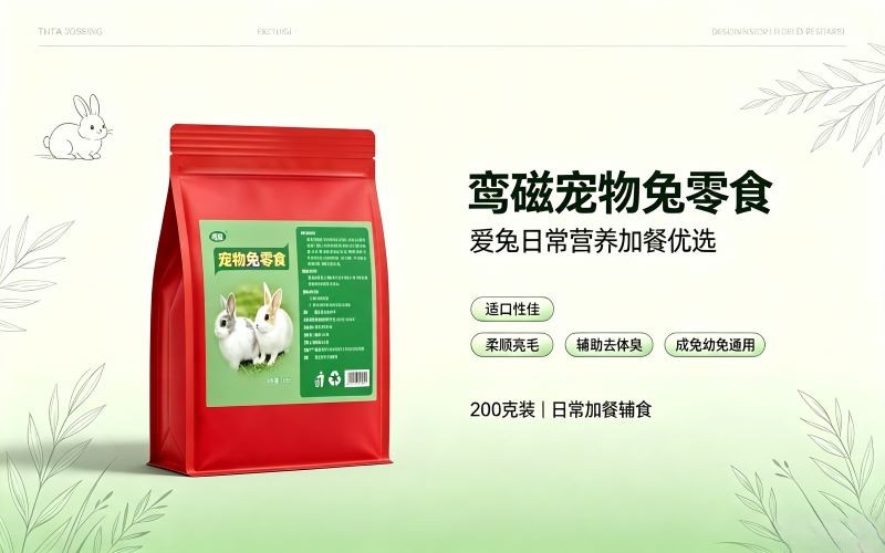 鸾磁宠物兔零食｜爱兔日常营养加餐优选
