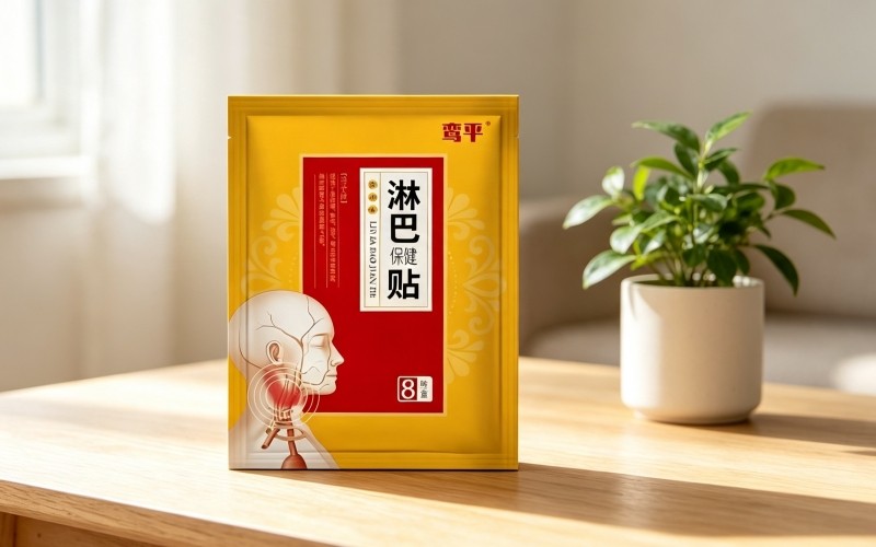 家庭常备养生好物！草本淋巴贴，全家日常颈部养护超实用