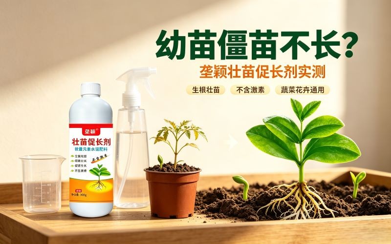 幼苗僵苗不长怎么办？垄颖壮苗促长剂实测案例