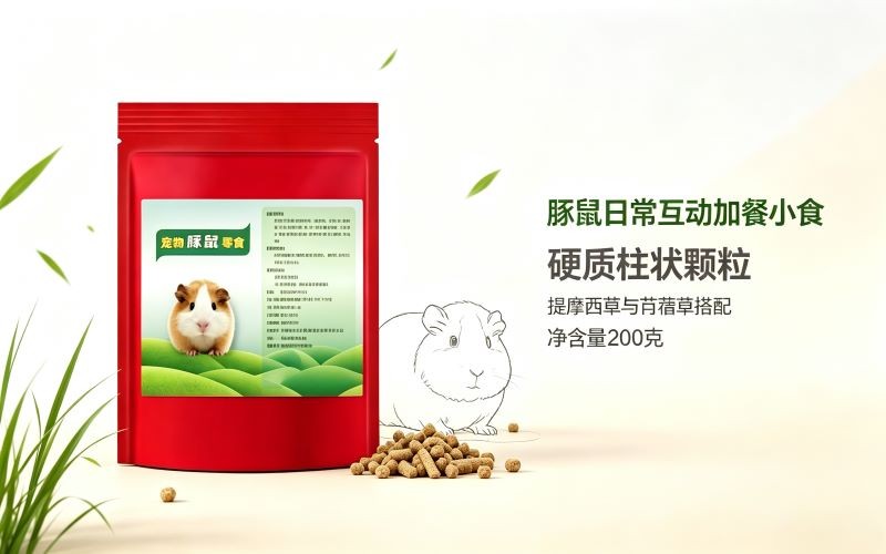 鸾磁宠物豚鼠零食｜豚鼠日常互动加餐小食