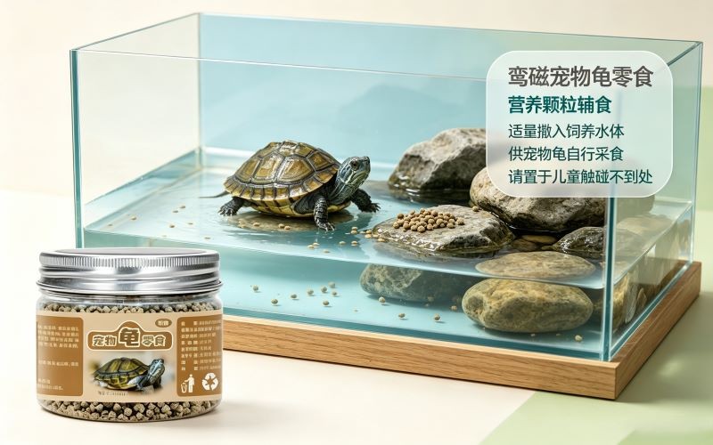 鸾磁宠物龟零食 营养颗粒龟类辅食零