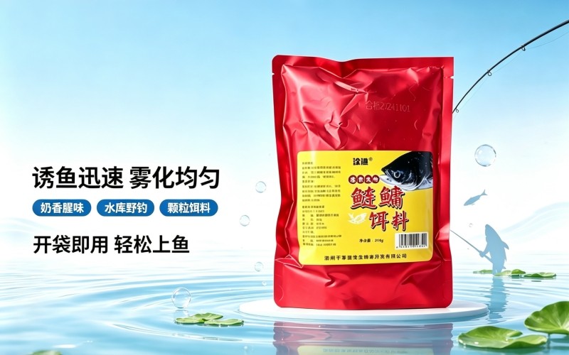 钓鲢鳙选对饵料很关键,这款饵料雾化好聚鱼快