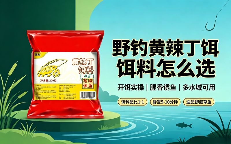 野钓黄辣丁饵料怎么选？开饵实操与作钓小技巧