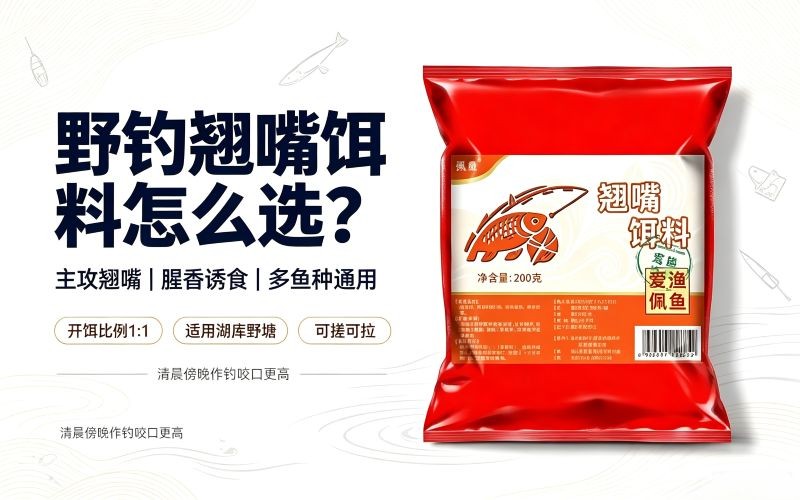 野钓主攻翘嘴饵料怎么选?开饵与作钓实用技巧