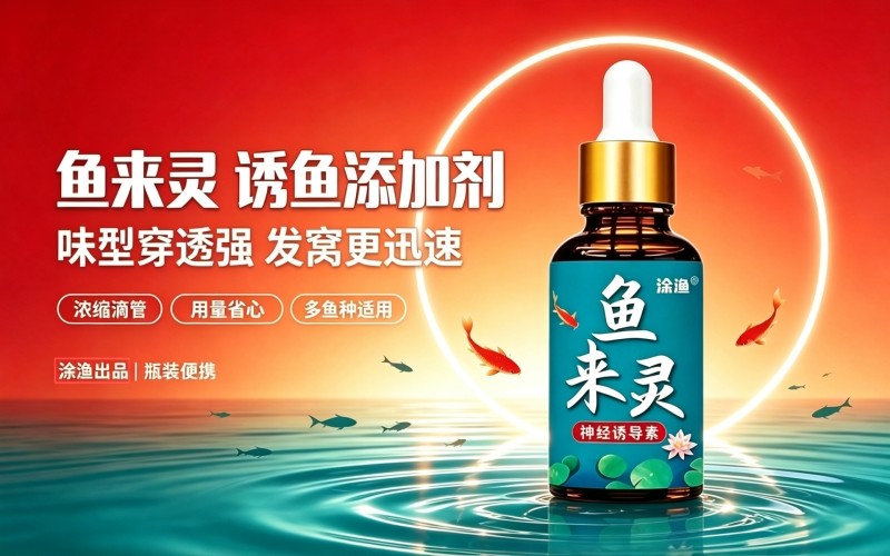 鱼来灵诱鱼添加剂,味型穿透强,发窝更快更稳