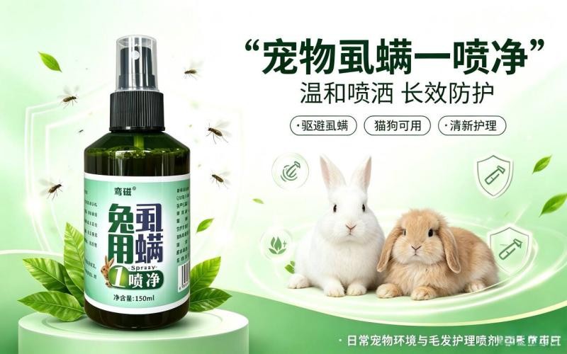 鸾磁宠物虱螨一喷净