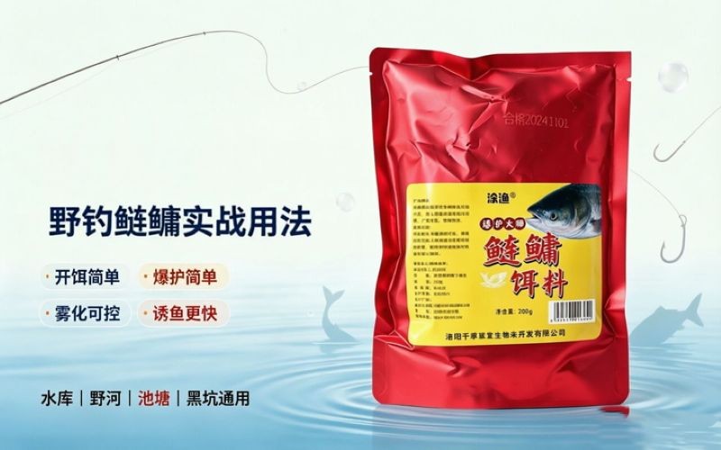 野钓鲢鳙饵料怎么选?实战开饵与作钓技巧分享