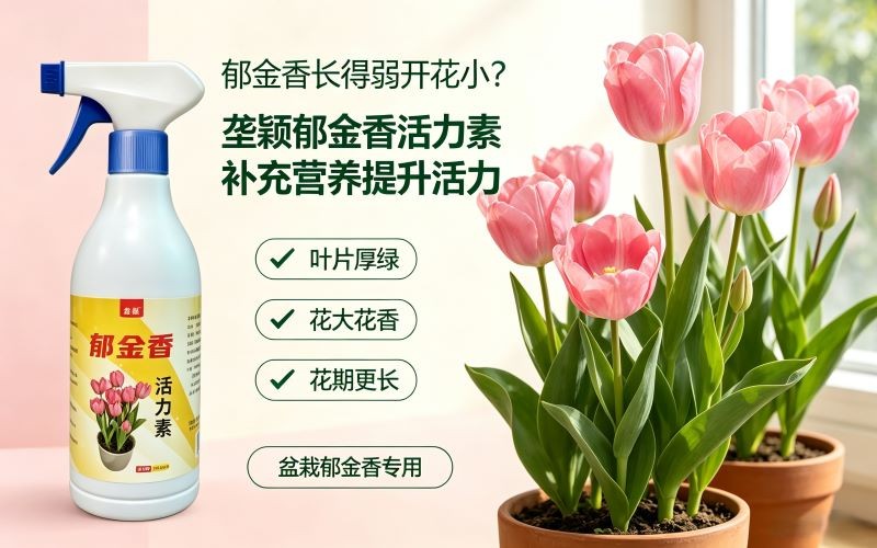 盆栽郁金香不开花？这款活力素提升植株活力