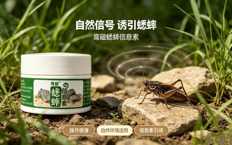 鸾磁蟋蟀信息素|模拟自然信号,温和引诱蟋蟀