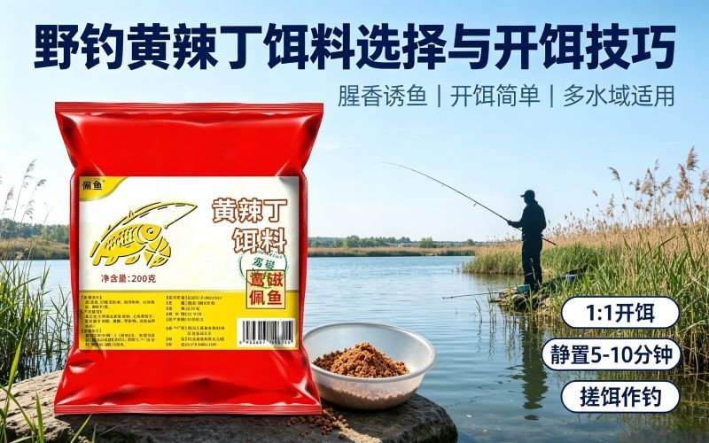 野钓黄辣丁饵料怎么选?开饵与实战作钓实用技巧