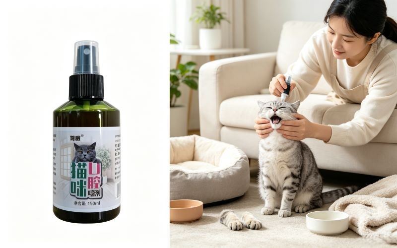 鸾磁猫咪口腔喷剂 150ml｜猫咪口腔日常护理小帮手