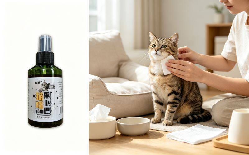 鸾磁猫咪黑下巴喷剂 猫咪日常清洁护理好物分享