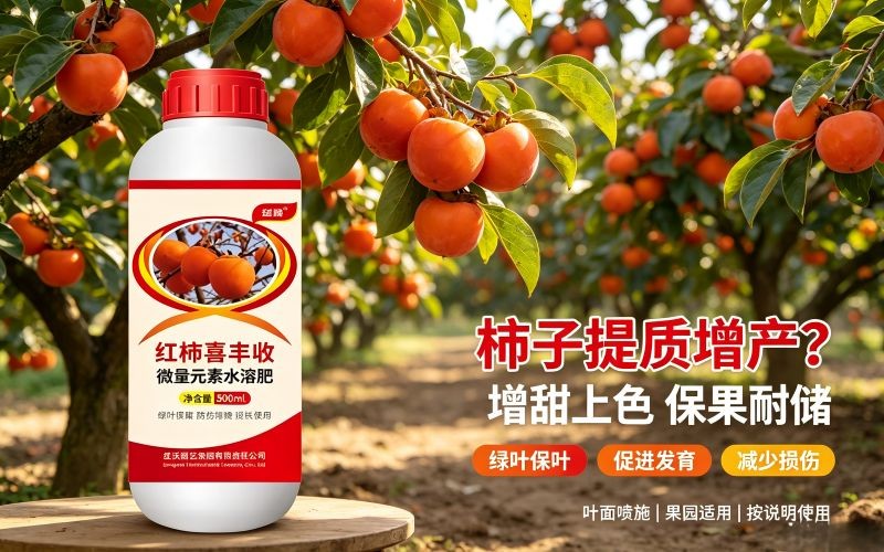 柿子种植想要提质增产,这款叶面肥可以试试