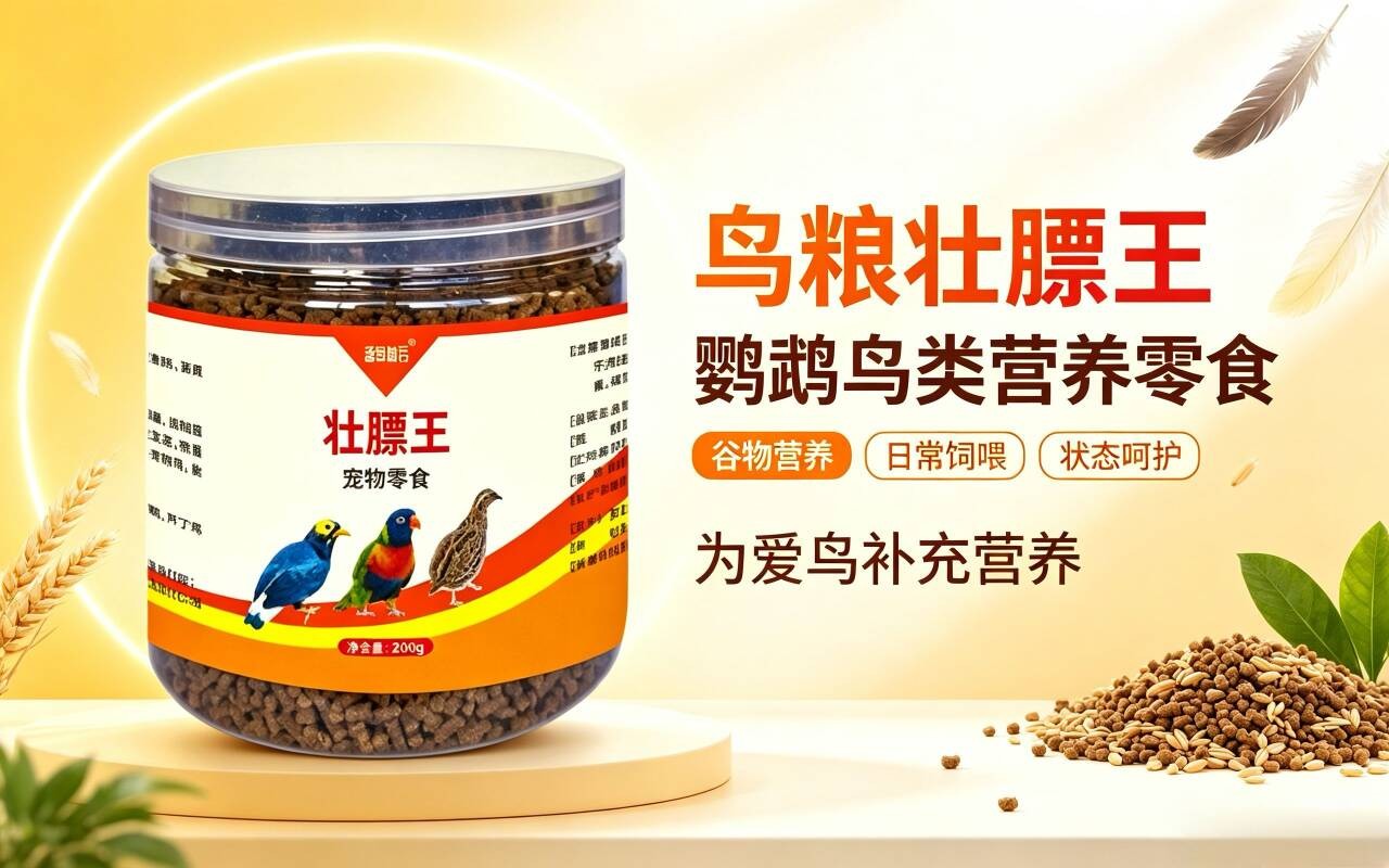 壮膘王鸟类营养零食,为爱鸟养好体质