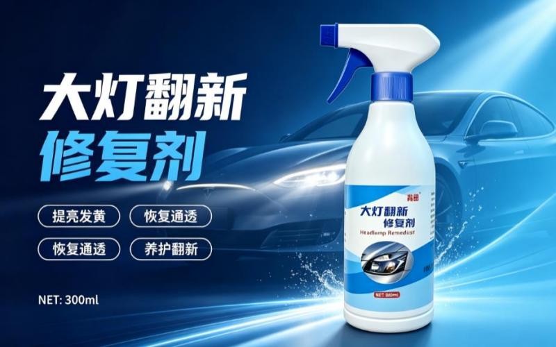 车灯焕新不用愁,大灯翻新修复剂轻松还原透亮车灯