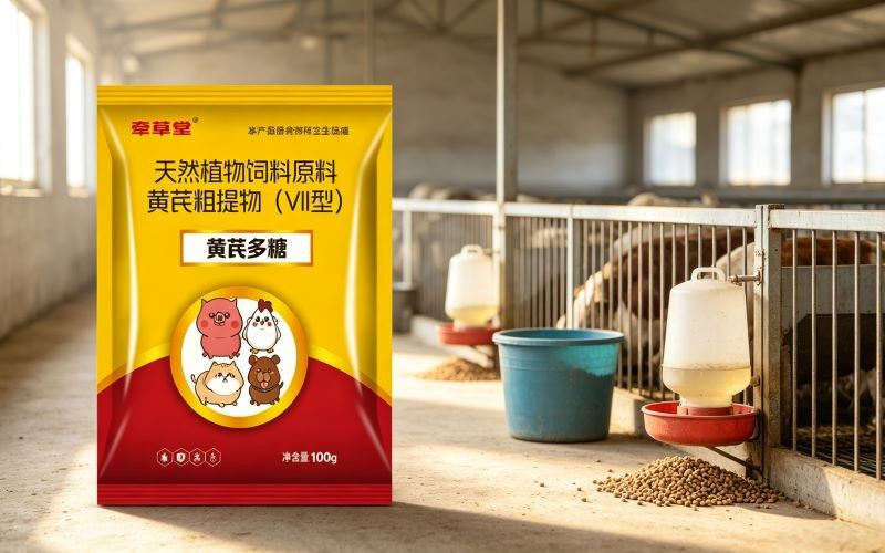 牵草堂黄芪多糖天然植物饲料原料黄芪粗提物｜畜禽养殖产品分享