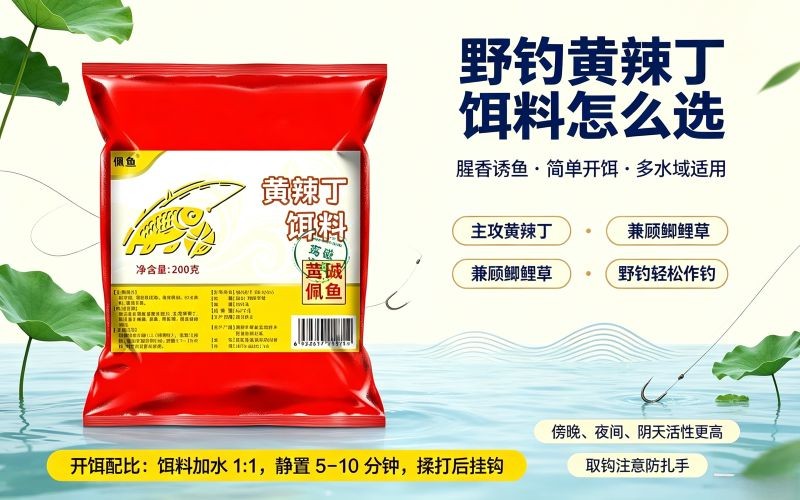野钓黄辣丁饵料怎么选,开饵实操要点分享