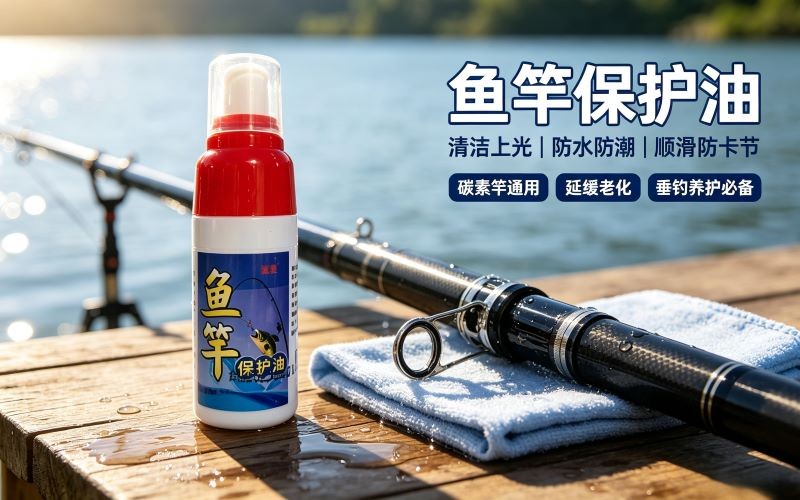 鱼竿保护油 垂钓用品 竿体润滑防卡节 去污增光延长鱼竿使用寿命