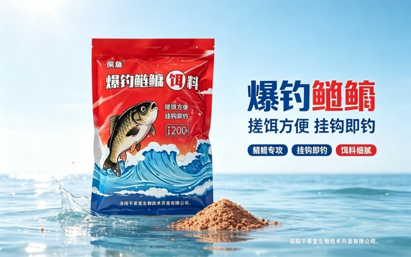 佩鱼爆钓鲢鳙饵料,野钓专攻花白鲢,新手也能轻松爆护
