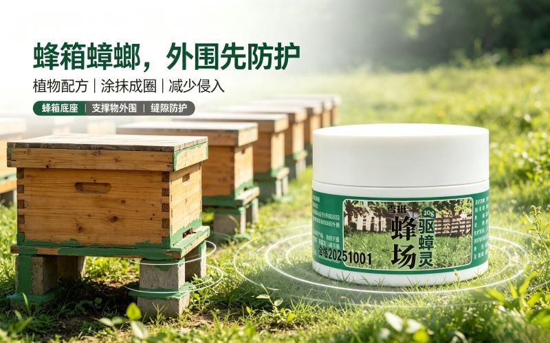 蜂场驱蟑灵植物配方，守护蜂箱远离蟑螂侵扰，养蜂人必备好物