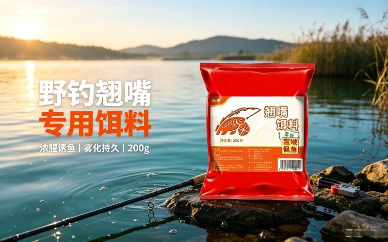 翘嘴专用饵料 野钓四季通用拉饵 浓腥快速聚鱼钓翘嘴鱼食