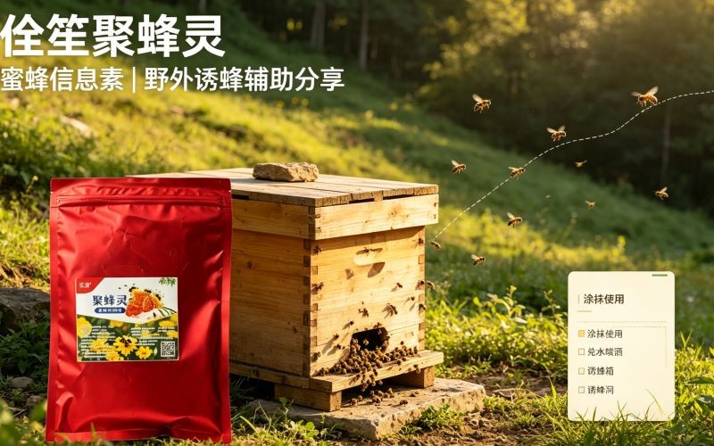 佺笙聚蜂灵，野外诱蜂好帮手