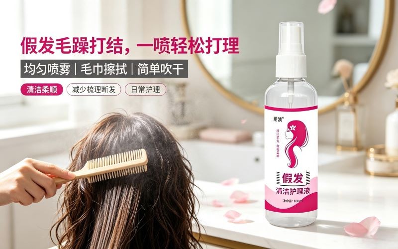 假发护理清洁喷雾|轻松打理假发,告别毛躁打结