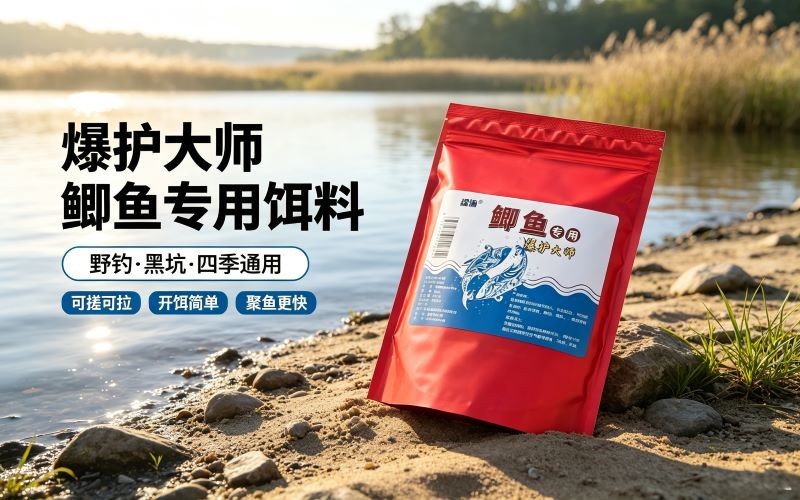 爆护大师鲫鱼饵料 野钓黑坑专攻鲫鱼鱼食
