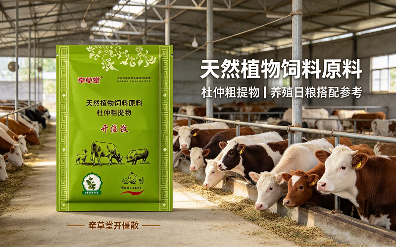 天然植物饲料原料杜仲粗提物 畜禽养殖开僵散应用介绍