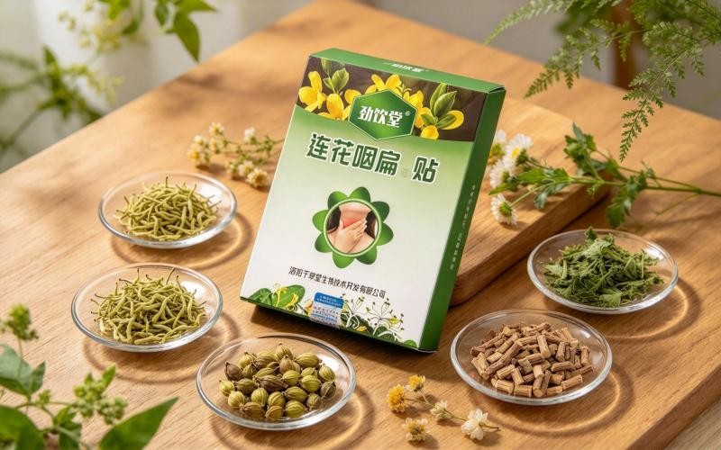 草本配方解析,带你了解劲饮堂连花咽扁保健贴