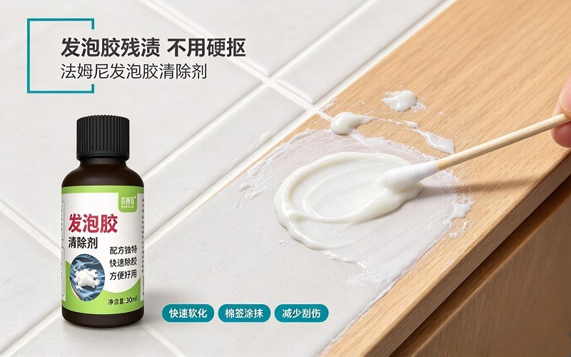 发泡胶粘身上、粘家具难清理?试试这款发泡胶清除剂