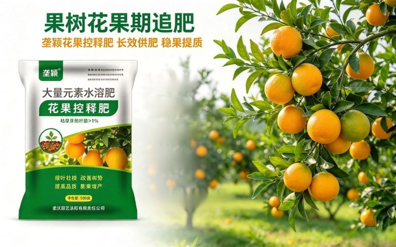 果树花果期追肥!长效控释,稳果提质